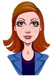 Karen Gillan som Amy Pond, Doctor Whos assistent i BBC-TV-serien med samma namn